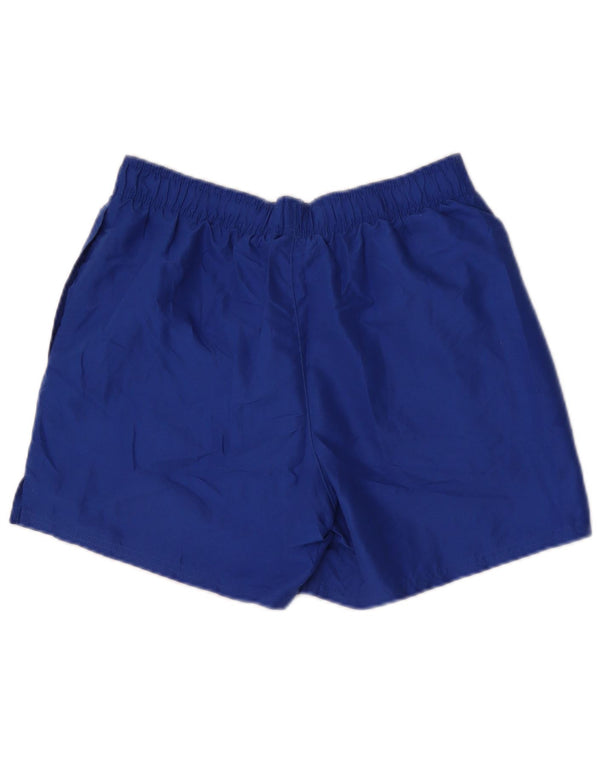 Pantaloncini sportivi Nike da uomo in poliestere blu medio