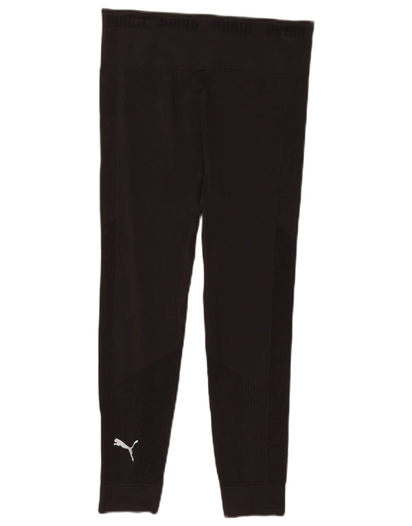 Puma Womens Graphic Leggings UK 8 Small Black