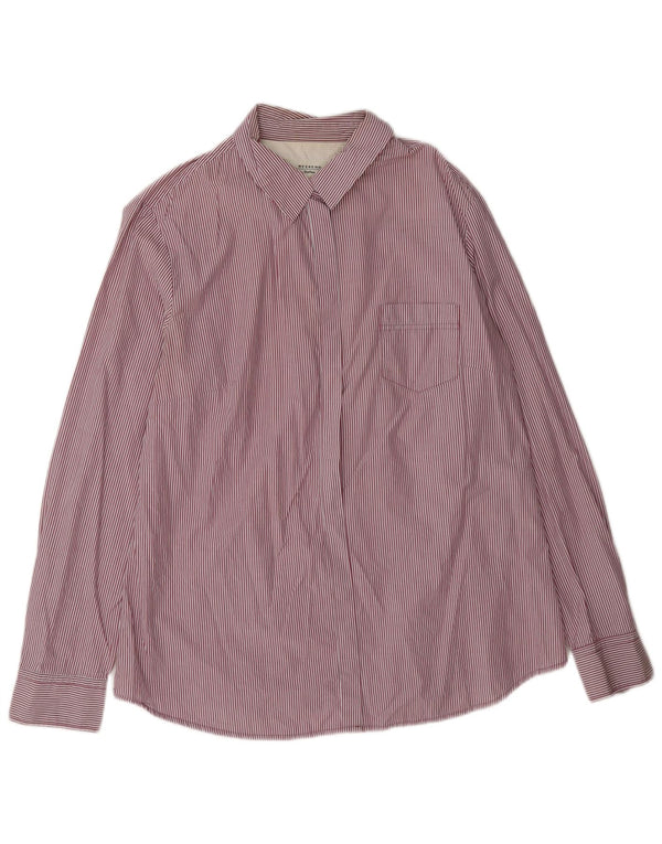 Camicia weekend da donna Max Mara UK 16 grande gessato rosa