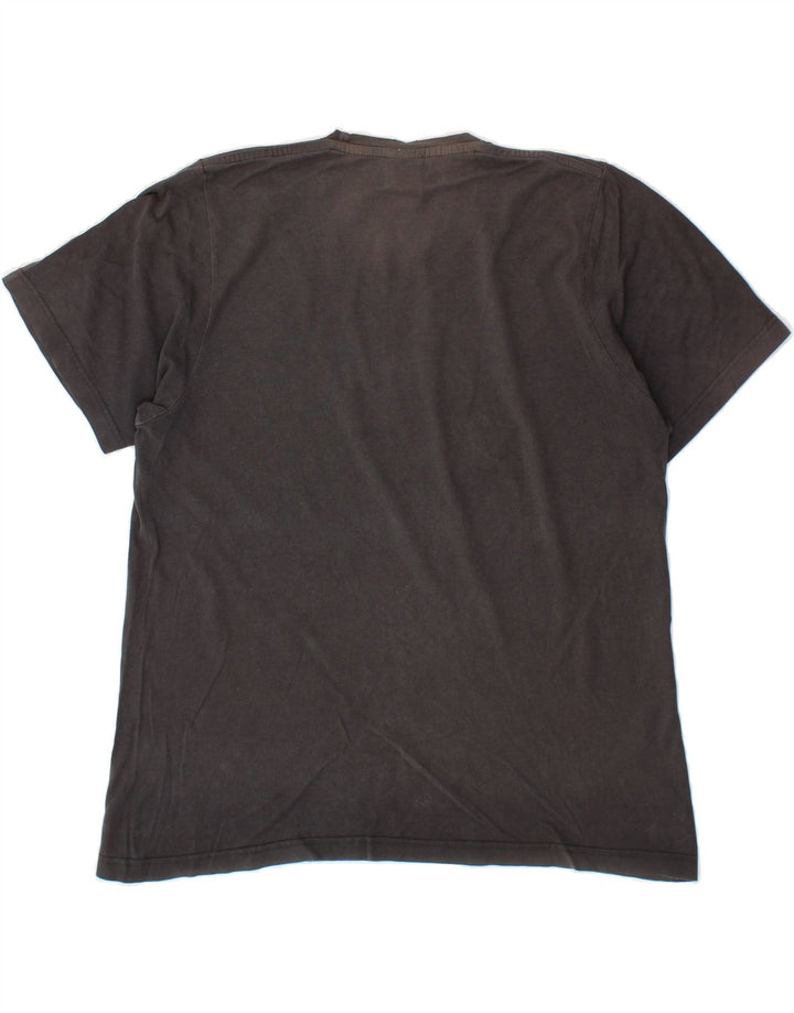 ADIDAS Mens Graphic T-Shirt Top Medium Black Cotton Vintage Adidas and Second-Hand Adidas from Messina Hembry 