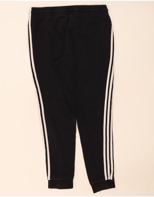 Damskie spodnie dresowe Adidas Joggers UK 16/18, duże, czarne, bawełniane