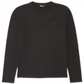 LEE Womens Top Long Sleeve UK 16 Large Black Cotton