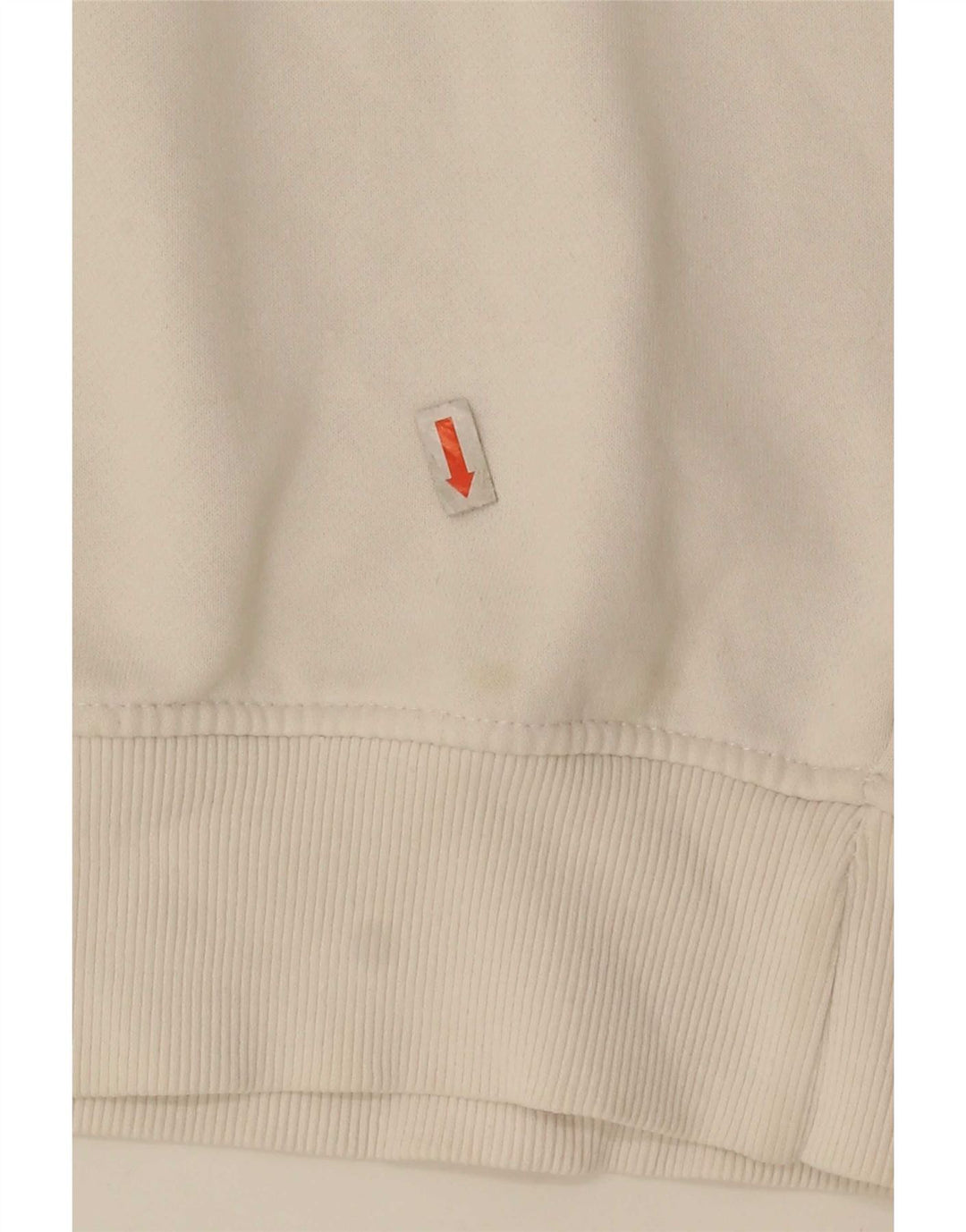 Russell Athletic Sweat-shirt graphique pour femme UK 14 Medium Off White