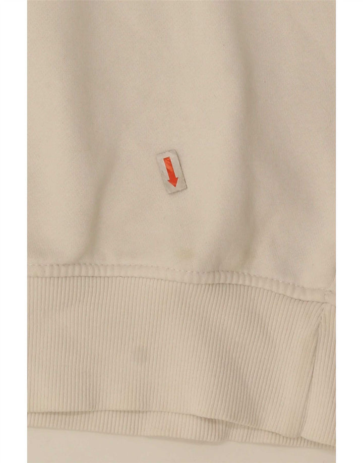 Russell Athletic Sweat-shirt graphique pour femme UK 14 Medium Off White
