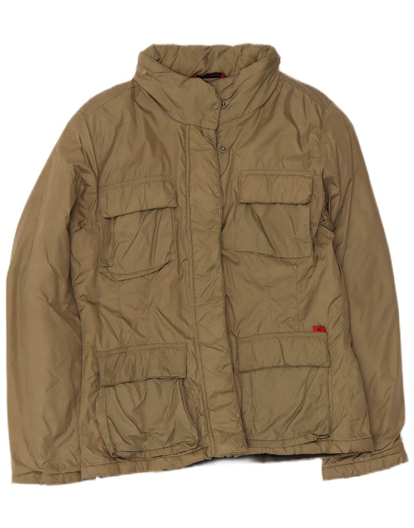 Kappa Dame Hætte Vindjakke UK 18 XL Khaki