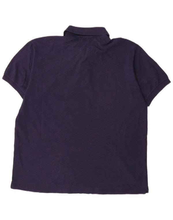 Lacoste Mens Classic Fit pólóing 7-es méretű 2XL sötétkék pamut