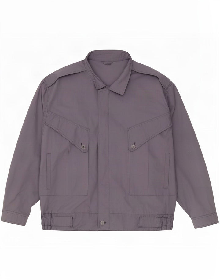 Chaqueta utilitaria vintage para hombre IT 54 2XL Poliéster azul