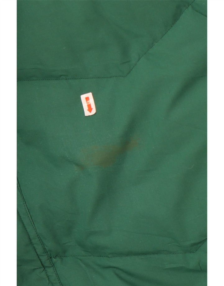 Brugi Mens Hooded Padded Jacket IT 50 Large Green