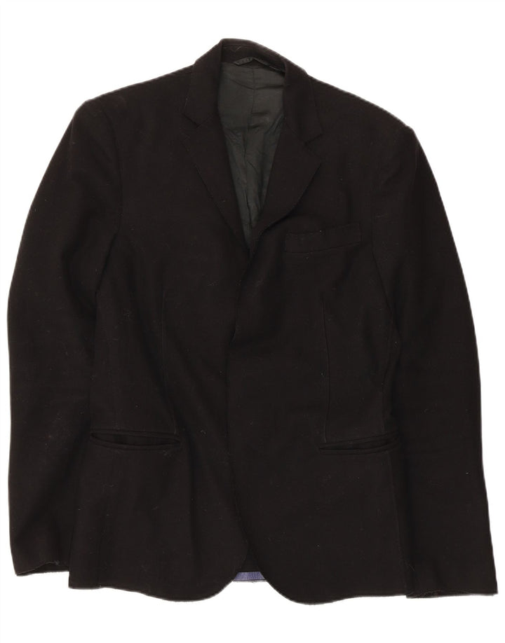 Kostume National Herre Blazer Jakke IT 44 XS Sort Uld
