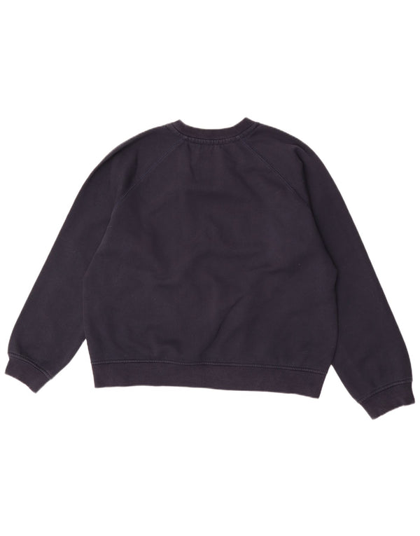 G-Star Sweat-shirt graphique coupe droite pour femme UK 20 2XL Bleu marine