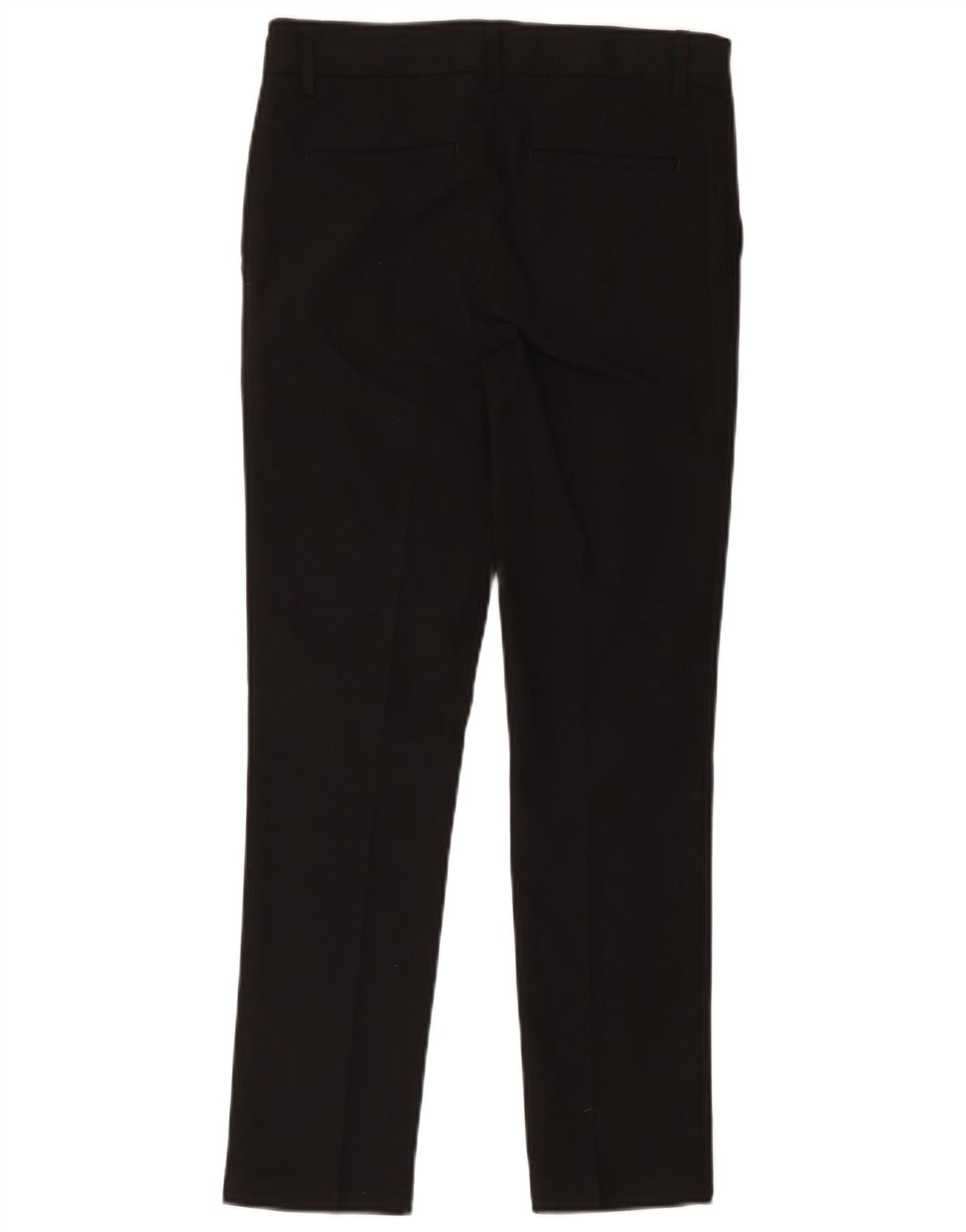 Marks & Spencer Boys Slim Suit Trousers 12-13 Years W32 L27 Black Polyester