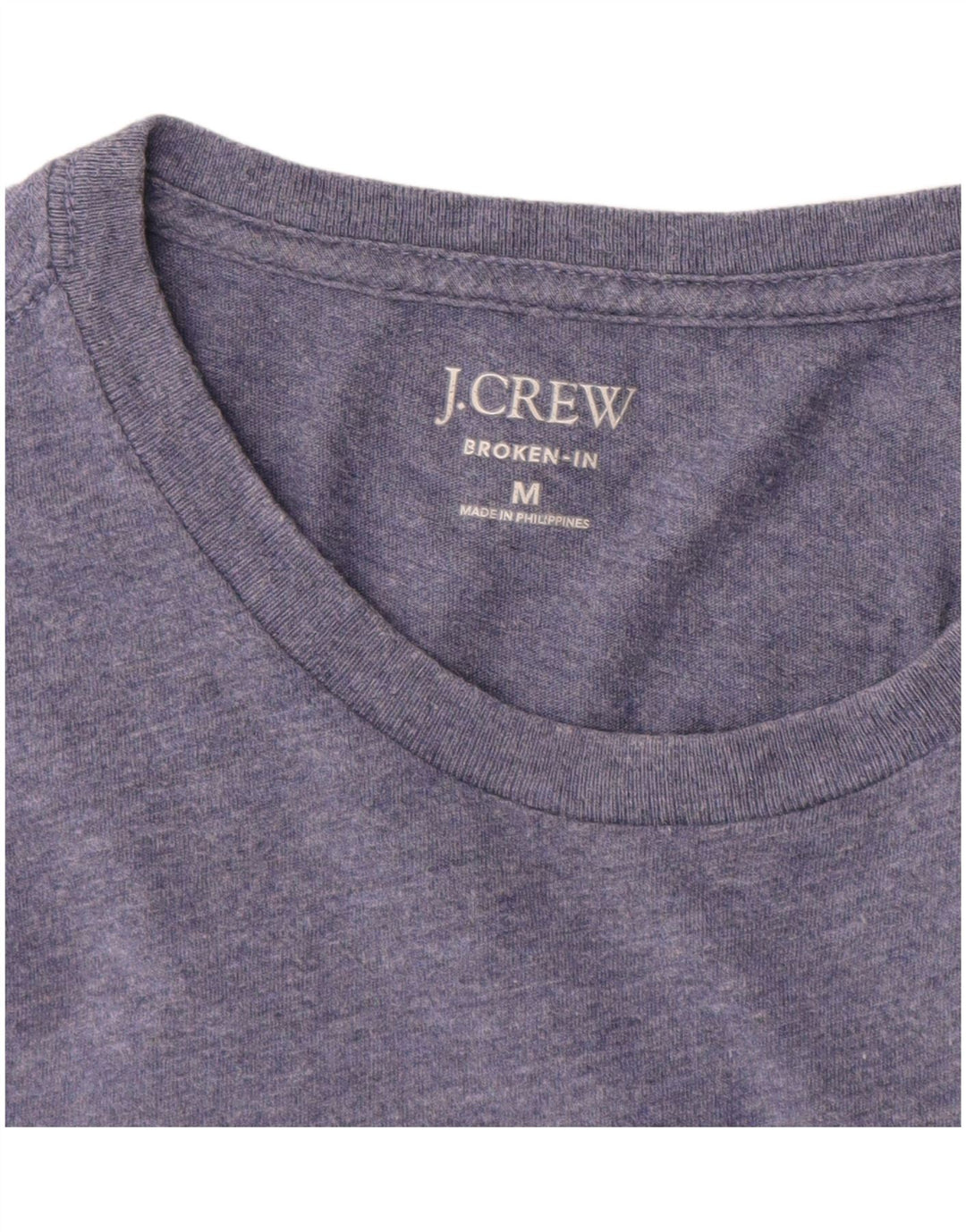 J. Crew T-shirt da donna Broken In Top in cotone chiazzato blu medio