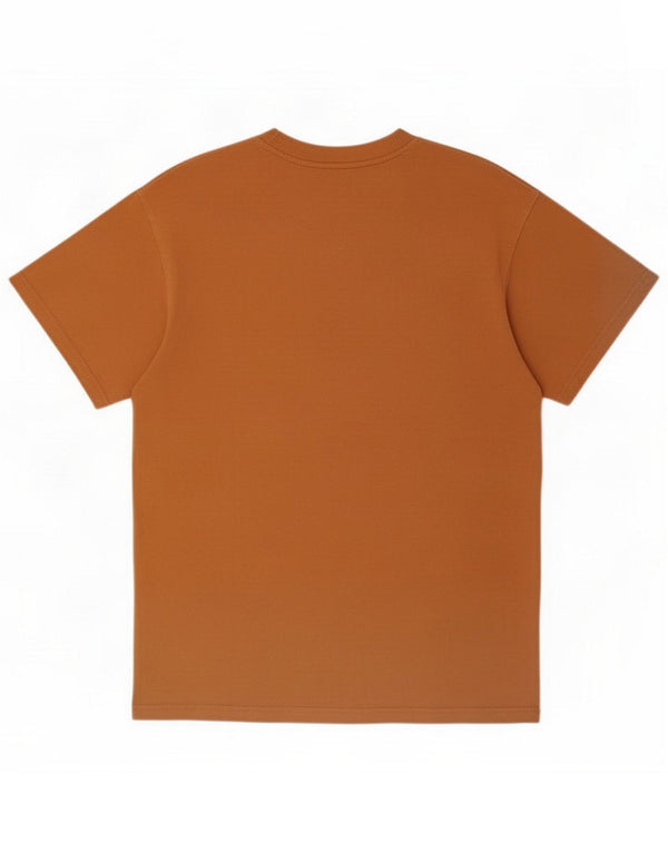 Carhartt Mens T-Shirt Top Medium Brown Cotton