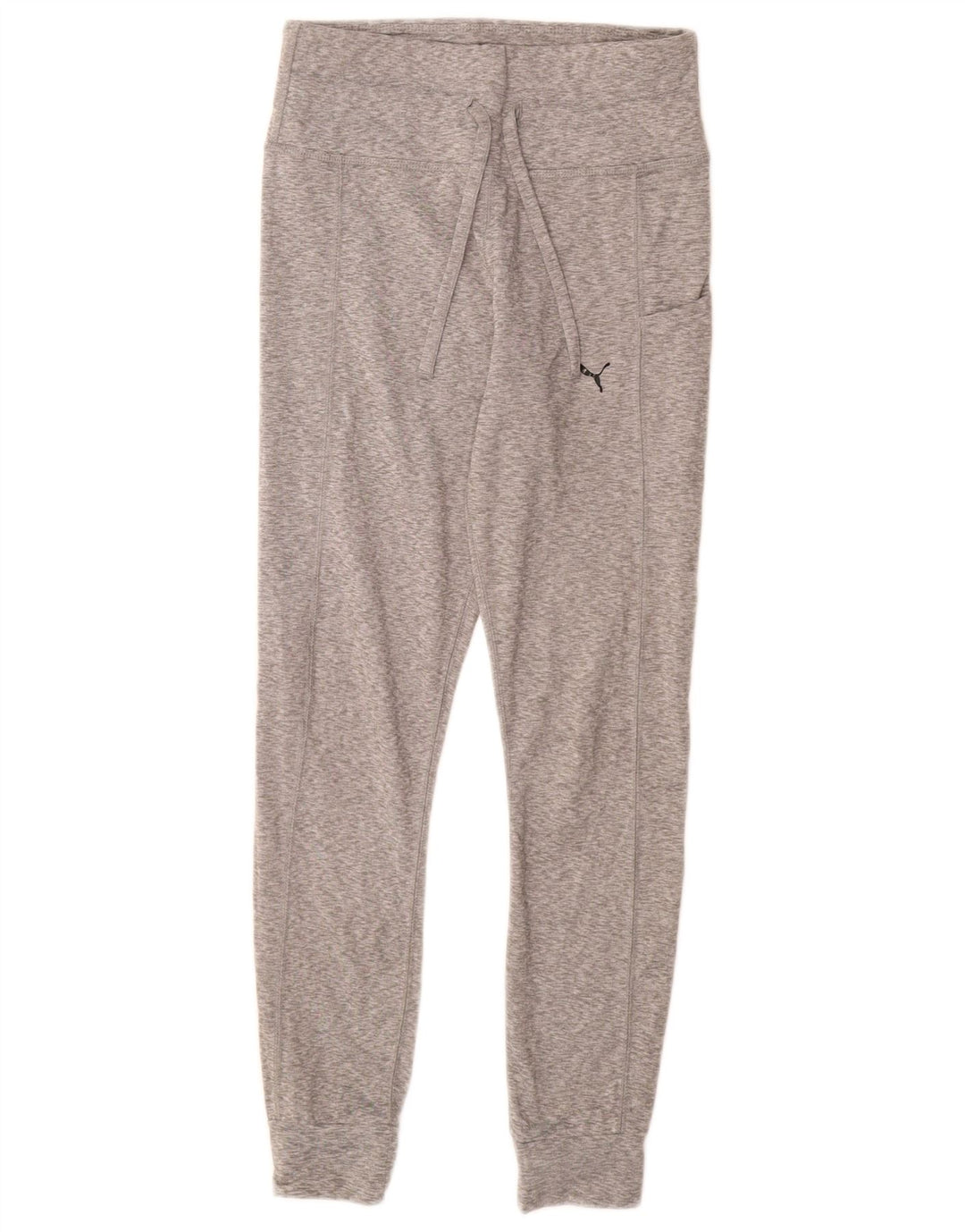 PUMA Womens Tracksuit Trousers Joggers UK 10 Small  Grey Flecked Polyester