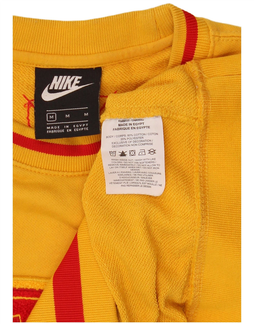 Męska bluza Nike Athletic Dept Graphic, średnia żółta bawełna