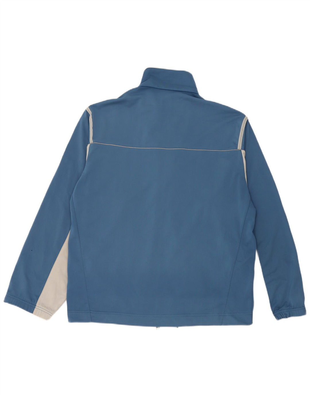 Fila Chaqueta superior de chándal para hombre IT 46/48 Poliéster color block azul pequeño