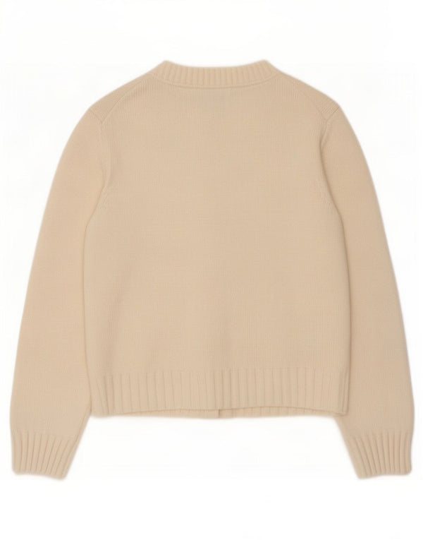 Женский свободный кардиган Marks & Spencer UK 6 XS Off White Хлопок