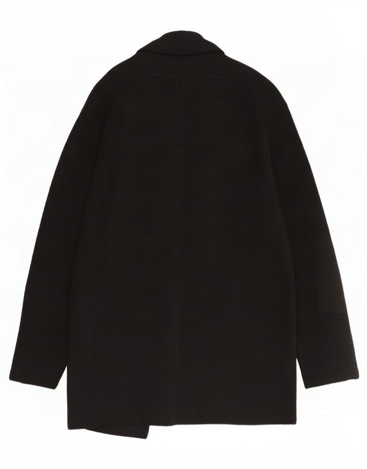 Suéter Zara Masculino Longline Open Cardigan XL Preto