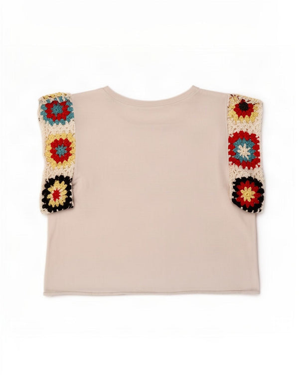 Zara Dame Trafaluc Crop Vest Top UK 10 Small White Floral