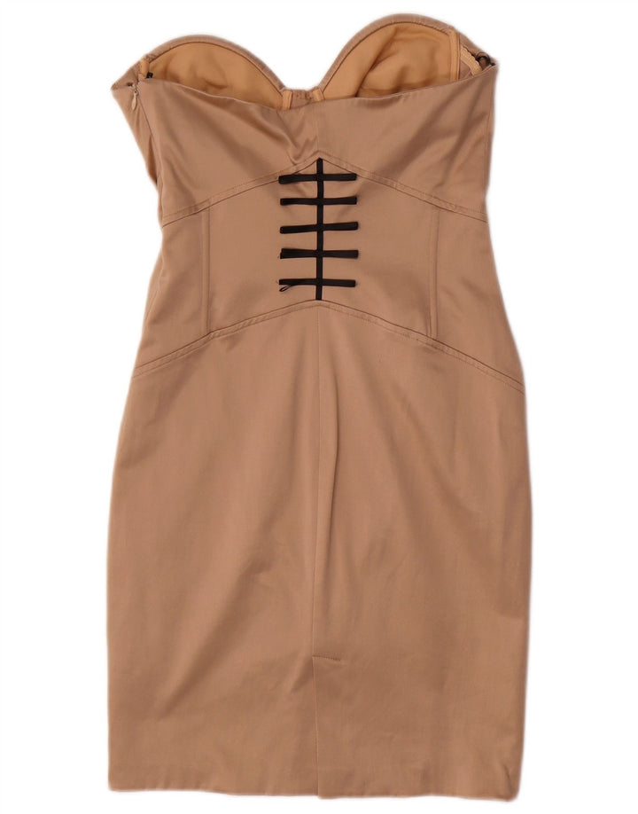 Elisabetta Franchi Womens 2 Piece Set IT 44 Medium Beige Polyester
