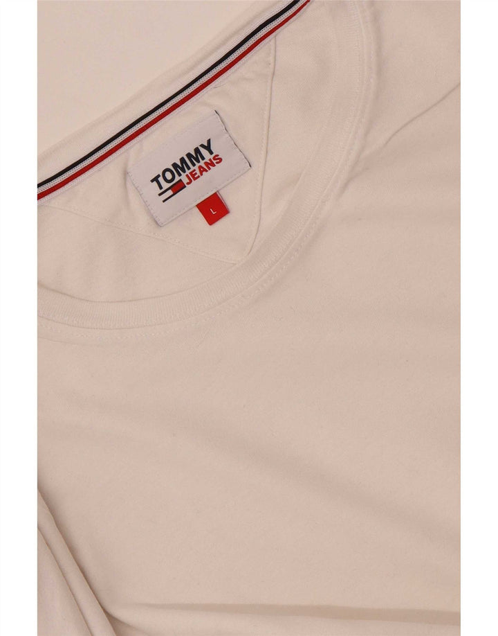 Tommy Hilfiger Haut à manches longues pour homme Blanc Taille L
