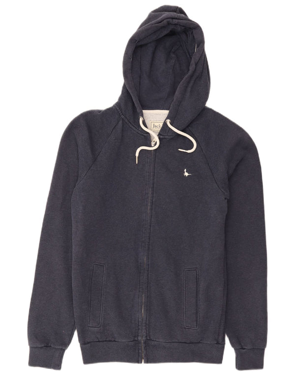 Мужской свитер с капюшоном на молнии Jack Wills XS, темно-синий, хлопок