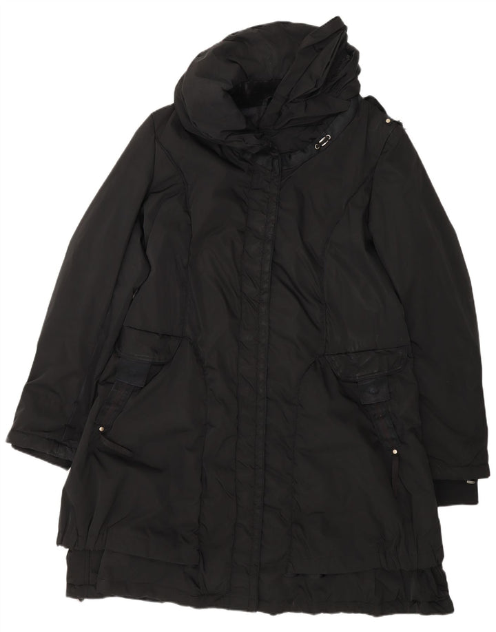 Marithe Francois Girbaud Dame Windbreaker Coat IT 46 Large Black
