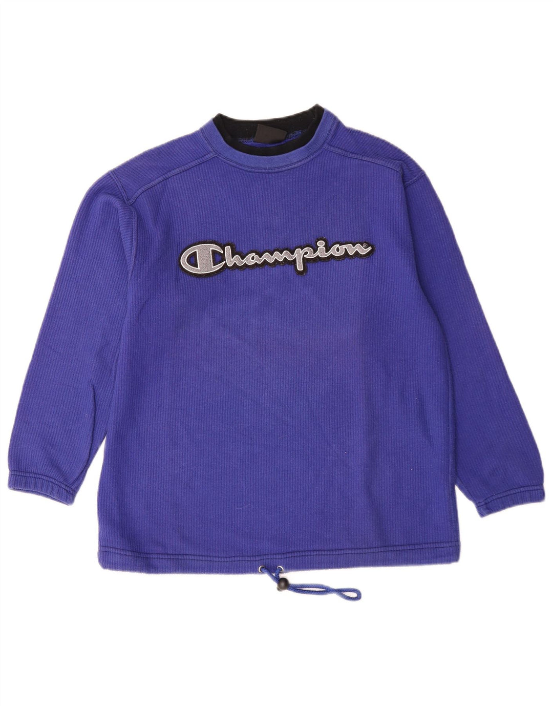 Champion Boys Graphic Sweatshirt Jumper 11-12 Years Blue Cotton