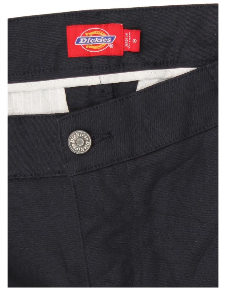 Dickies Womens Bootcut Casual Trousers US 9 Medium W32 L33 Navy Blue