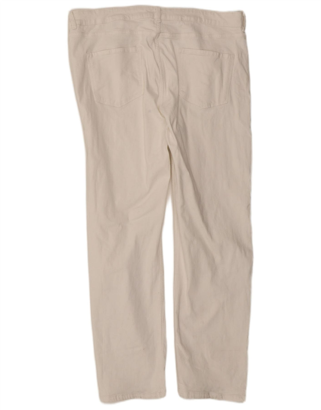 Marks & Spencer Womens Regular Straight Jeans UK 20 2XL W40 L29 White