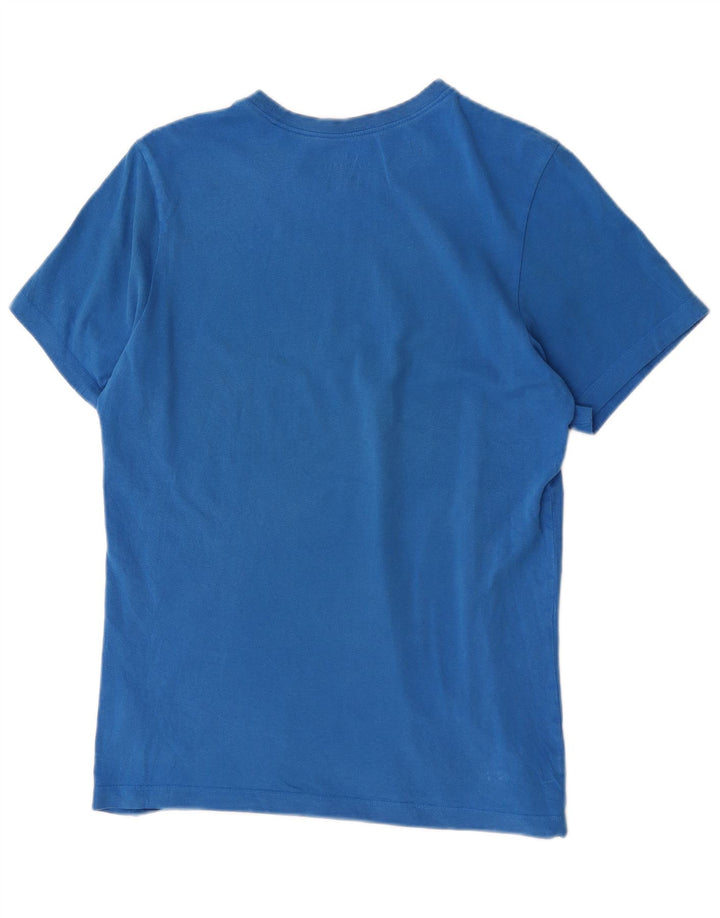 Nike Herren-T-Shirt mit Grafik, Größe S, Blau, Baumwolle