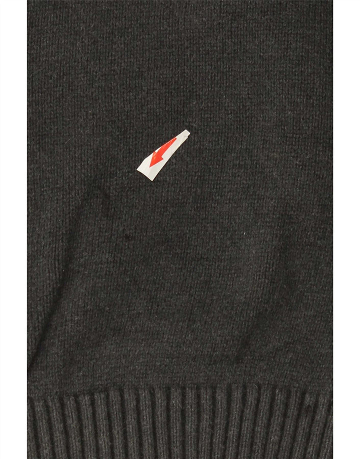 Tommy Hilfiger Mens Crew Neck Jumper Sweater Medium Grey Cotton