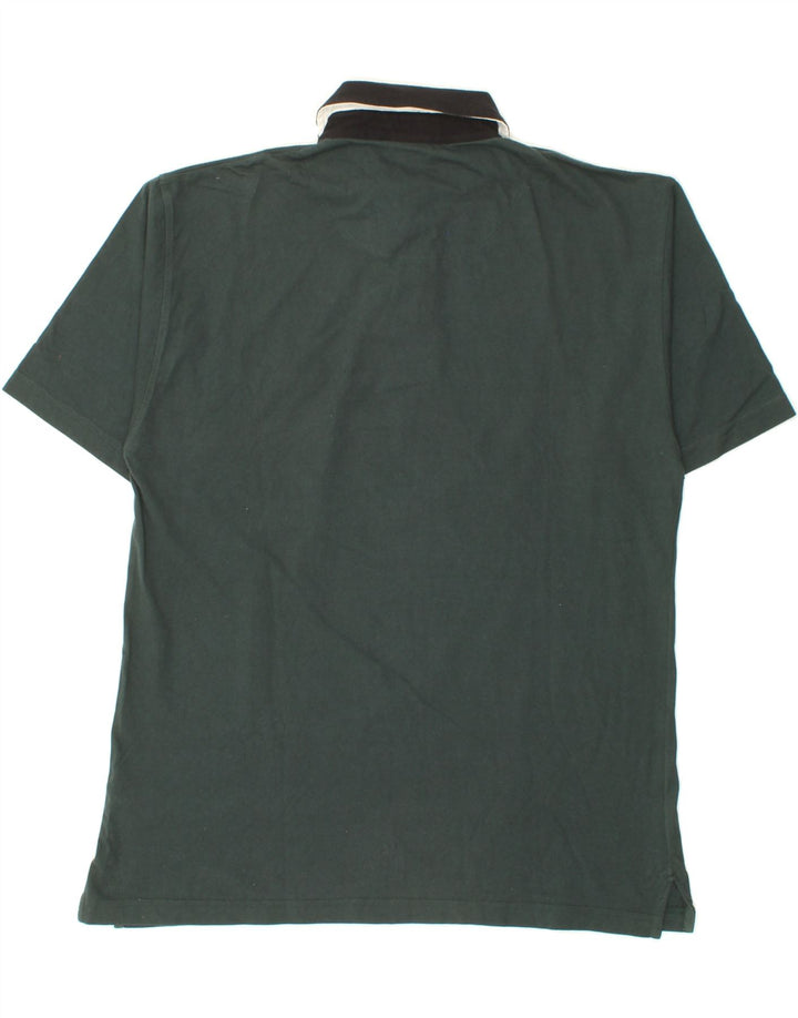 CHAMPION Mens Polo Shirt Large Green Cotton Vintage Champion and Second-Hand Champion from Messina Hembry 