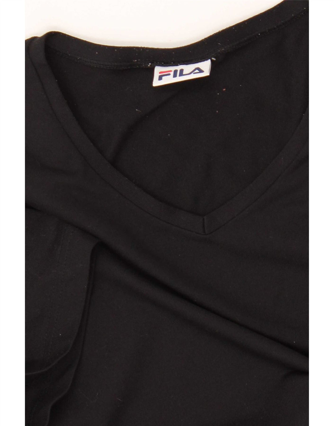 Fila Damen T-Shirt Top Small Schwarz