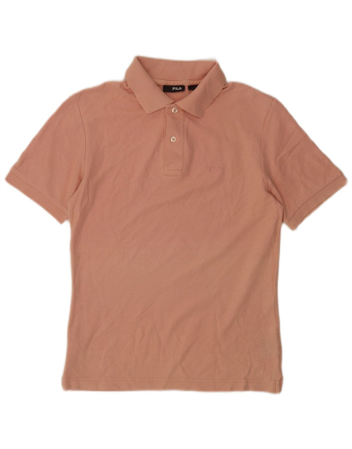 Fila Mens Polo Shirt Small Pink