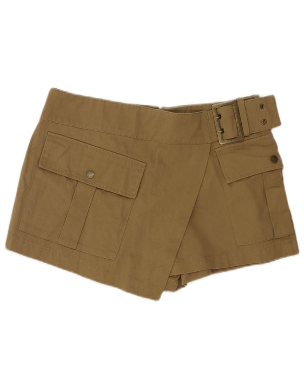 Damskie spodenki cargo Zara, średnie W28, bawełna khaki