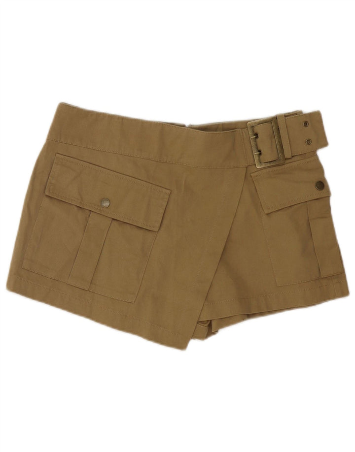 Damskie spodenki cargo Zara, średnie W28, bawełna khaki