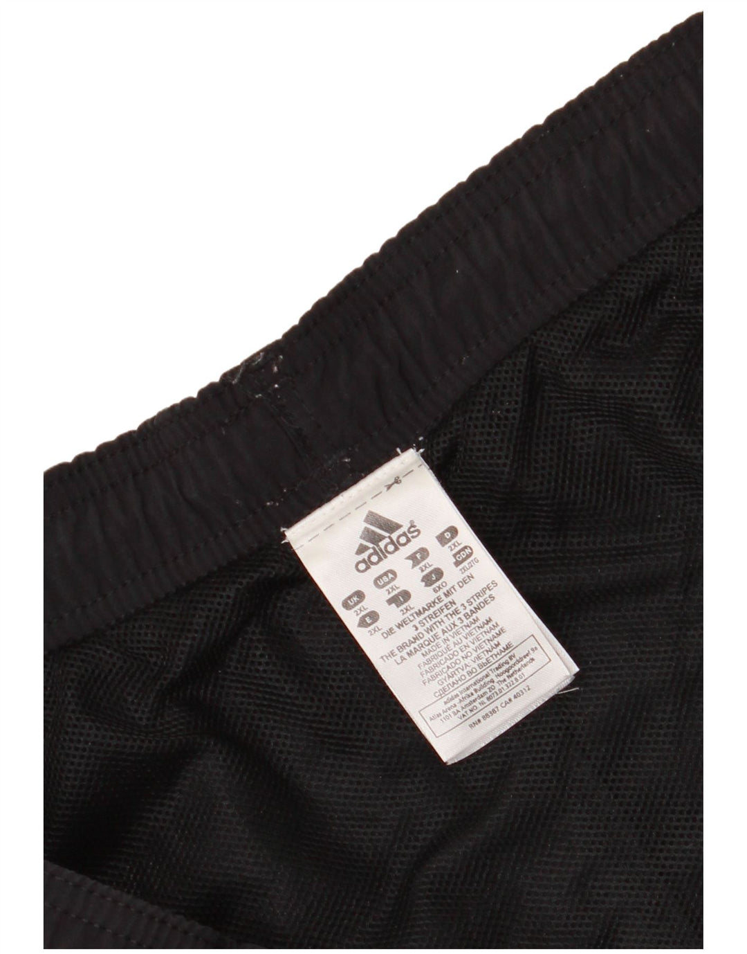 Adidas Mens Sport Shorts 2XL Black Nylon