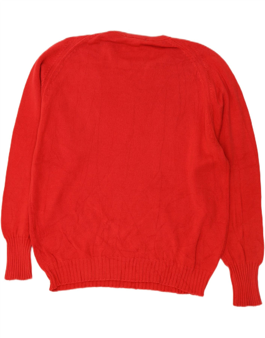 IZOD Mens Crew Neck Jumper Sweater XL Red Cotton Vintage Izod and Second-Hand Izod from Messina Hembry 