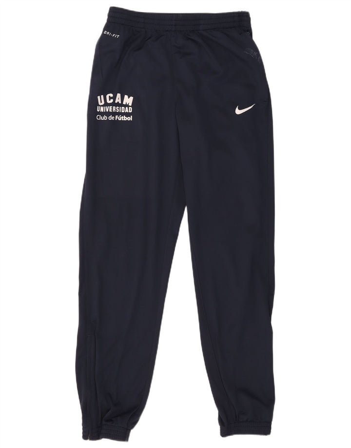 Pantaloni da tuta con grafica Nike Dri Fit da uomo, pantaloni da jogging, colore blu navy medio