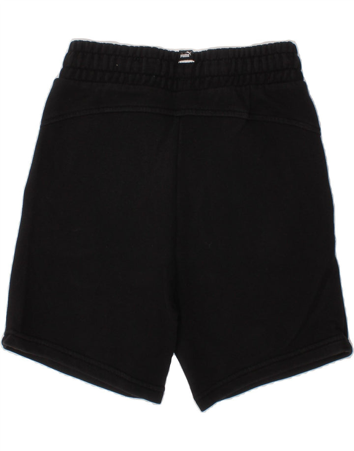 PUMA Boys Graphic Sport Shorts 9-10 Years Black Vintage Puma and Second-Hand Puma from Messina Hembry 