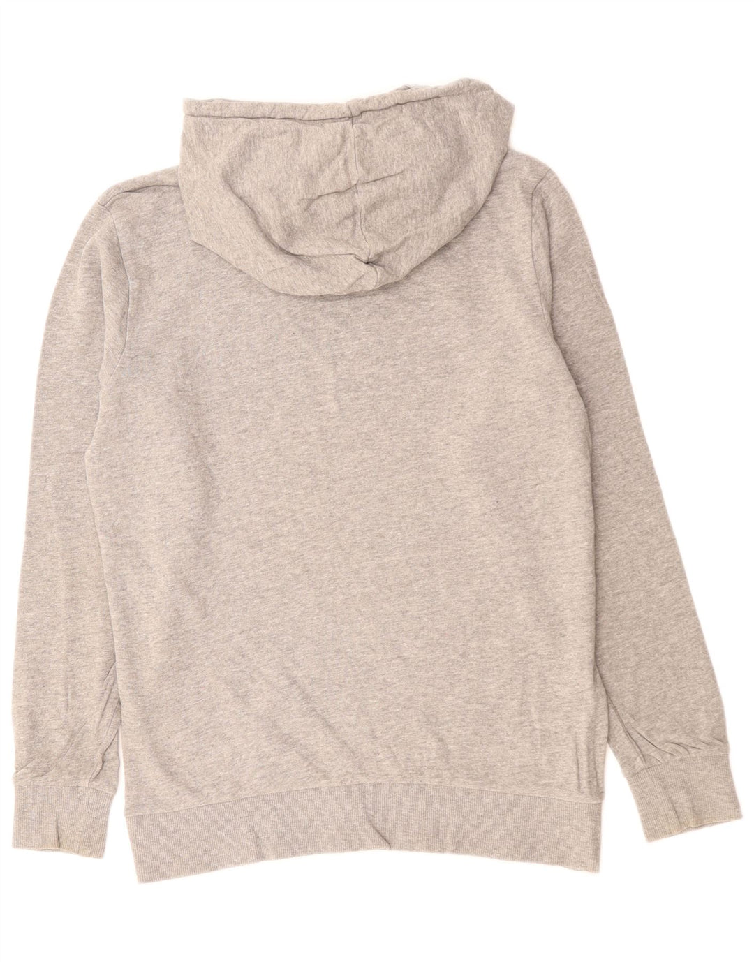 JACK & JONES Mens Hoodie Jumper Medium Grey Flecked Cotton