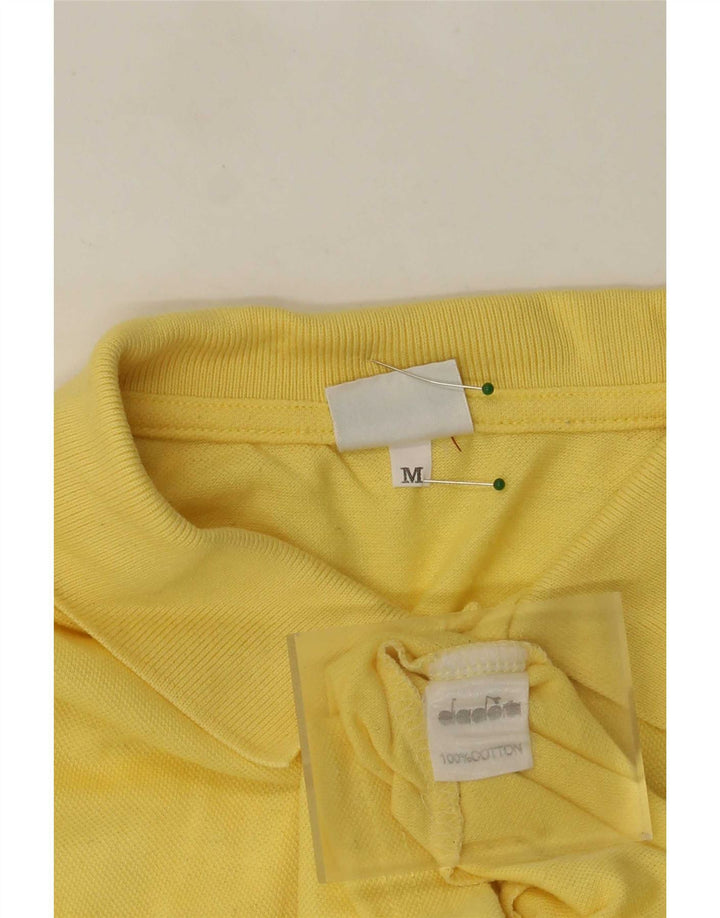 Diadora Polo Homme Jaune Moyen Coton