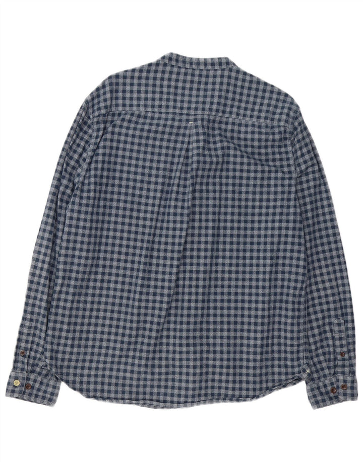 Camicia da uomo Classic Fit di White Stuff XL in cotone a quadretti blu