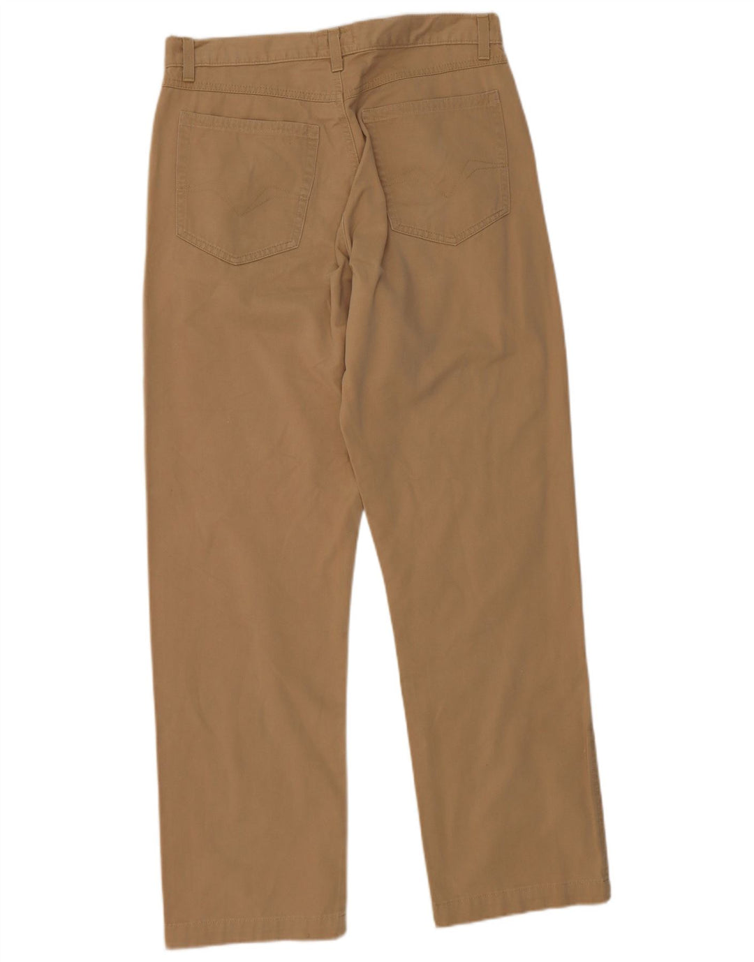 Versace Mens Straight Casual Trousers W31 L30 Beige