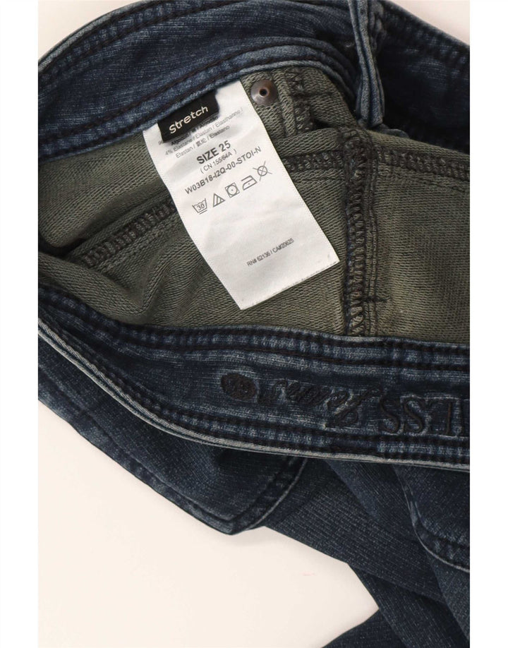 Guess Womens Slim Jeans W25 L28 Blue Cotton