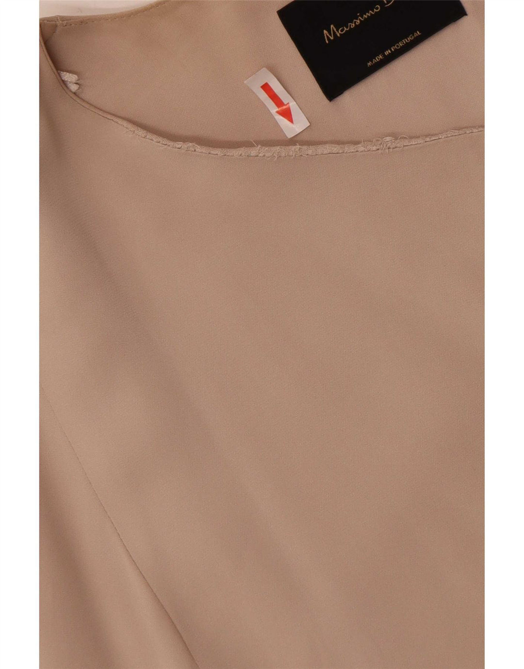 Massimo Dutti Womens Longline Sleeveless Blazer Jacket UK 14 Medium Beige