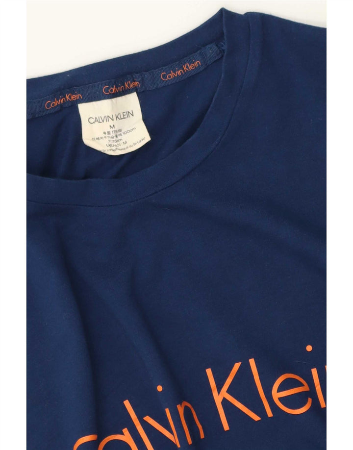 Maglietta grafica da uomo Calvin Klein Top blu medio