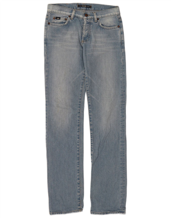 Jeans dritti da donna Gas W27 L32 cotone blu