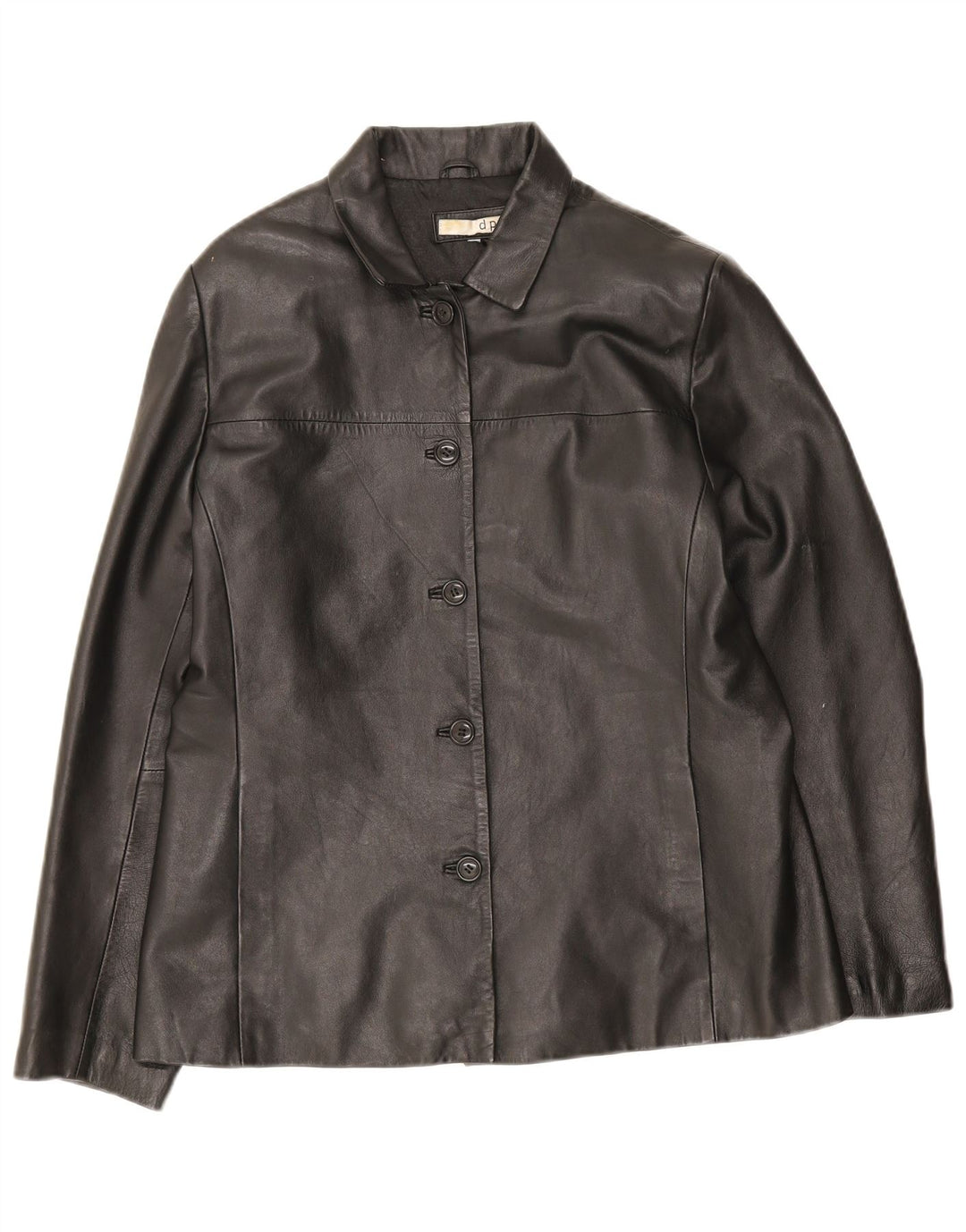 DPL Jachetă de piele pentru femei UK 12 Medium Black